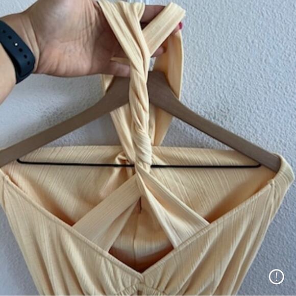 NWOT Free People Beach Muted Orange Goddess Dress Small - Picture 8 of 11